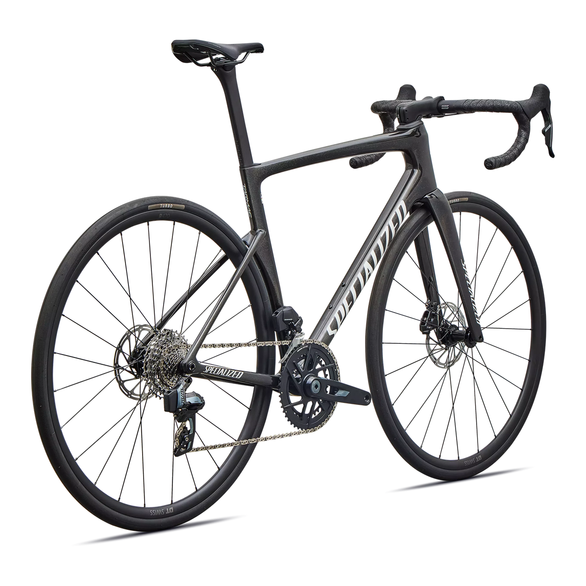 Specialized Tarmac SL9 Comp SRAM Rival AXS - Gloss Charcoal Tint Dolomite Metallic