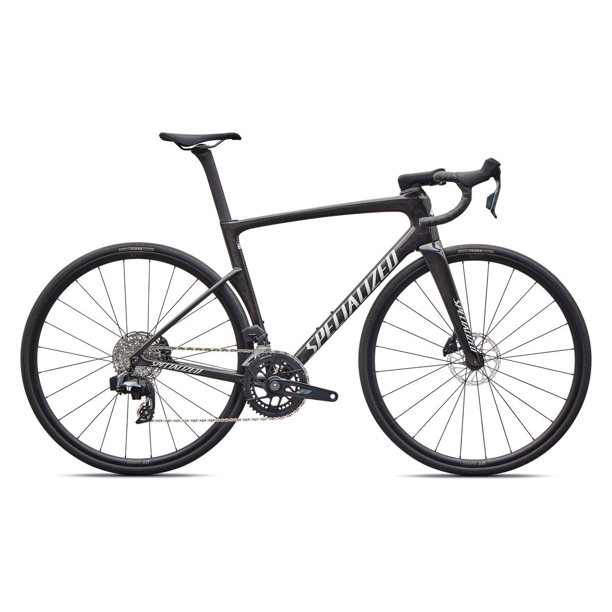 Specialized Tarmac SL9 Comp SRAM Rival AXS - Gloss Charcoal Tint Dolomite Metallic