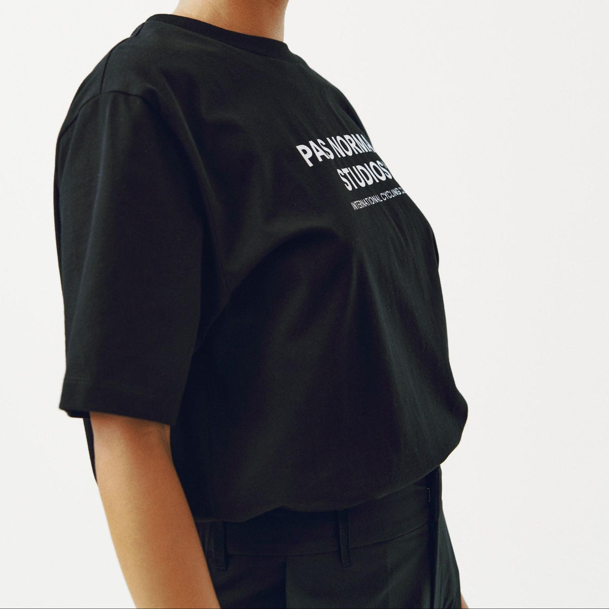 T-Shirt Pas Normal Studios Off-Race Logo - Nero Pas Normal Studios