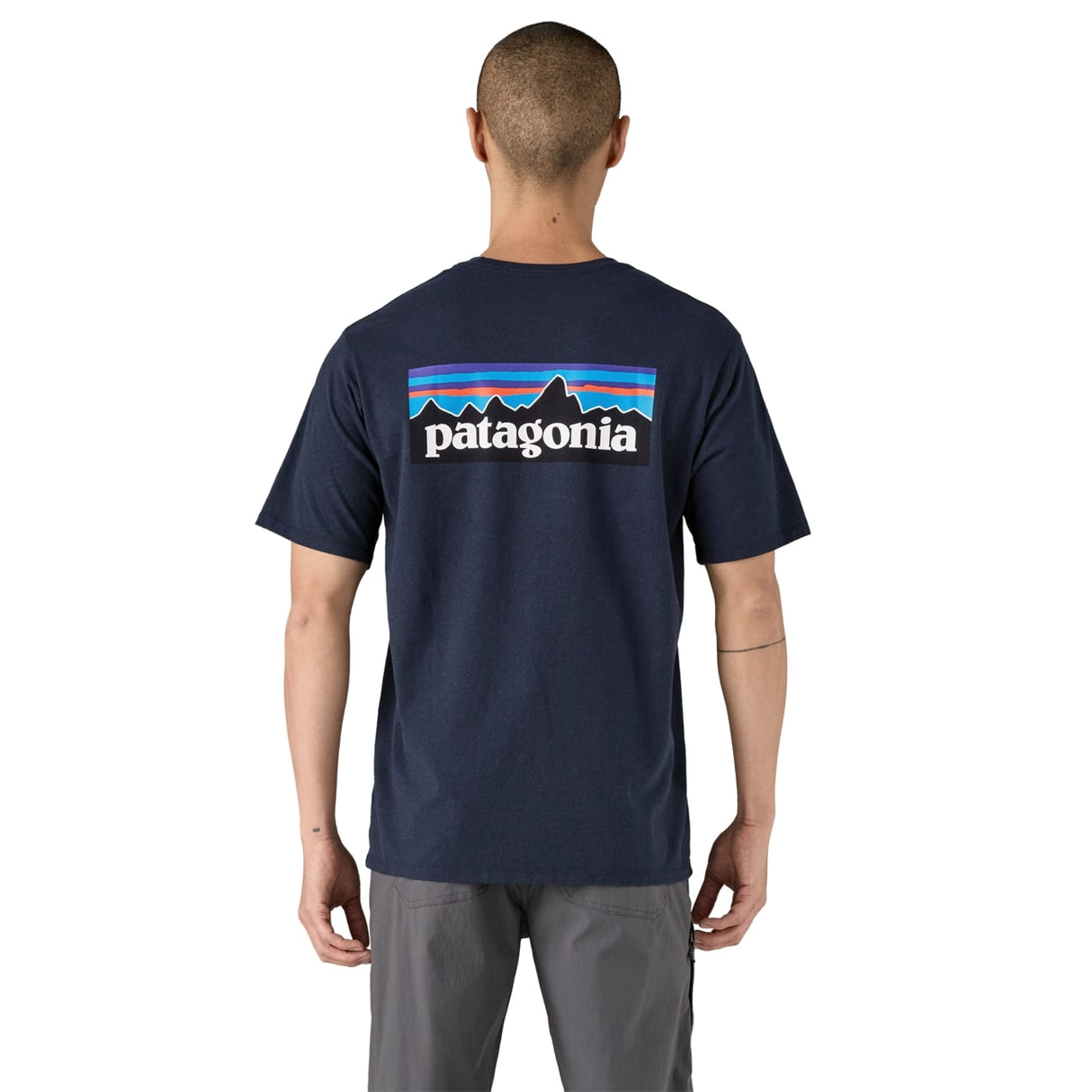 T-Shirt Patagonia P-6 Logo Responsibili-Tee - Blu scuro Patagonia