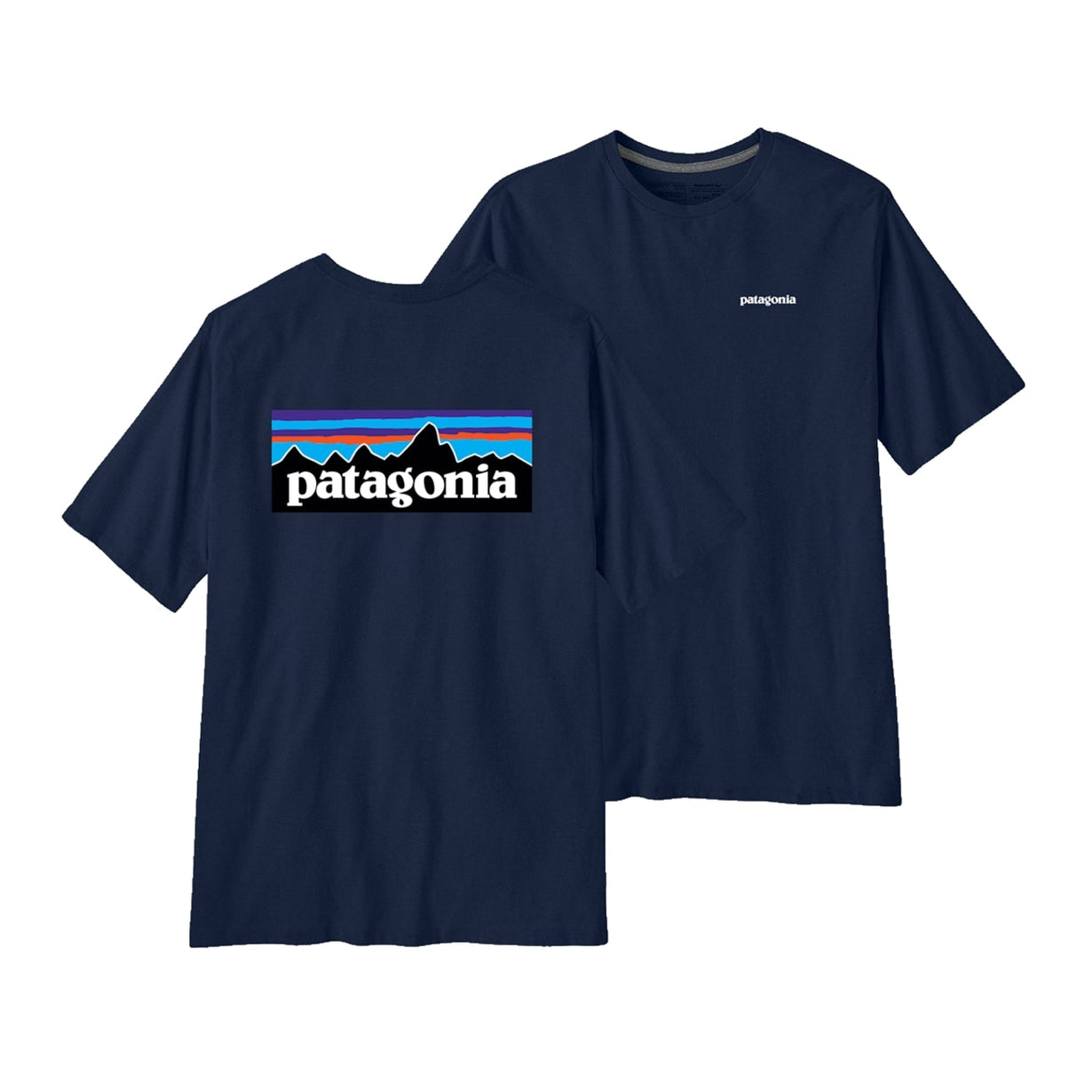 T-Shirt Patagonia P-6 Logo Responsibili-Tee - Blu scuro Patagonia
