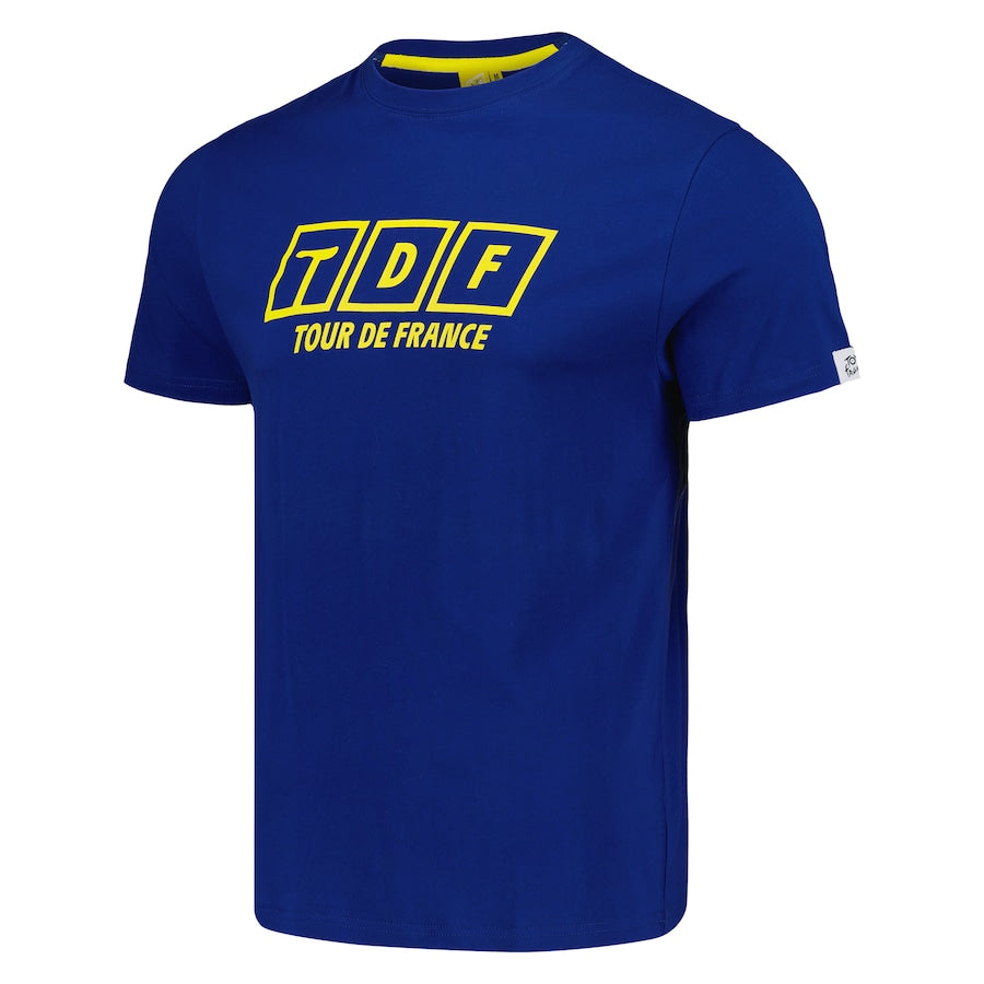 T-Shirt Tour de France Slogan - Blu Tour de France