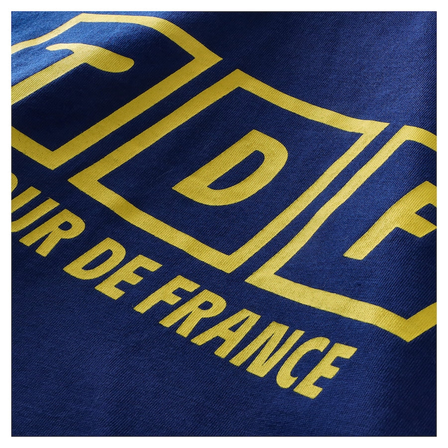 T-Shirt Tour de France Slogan - Blu Tour de France