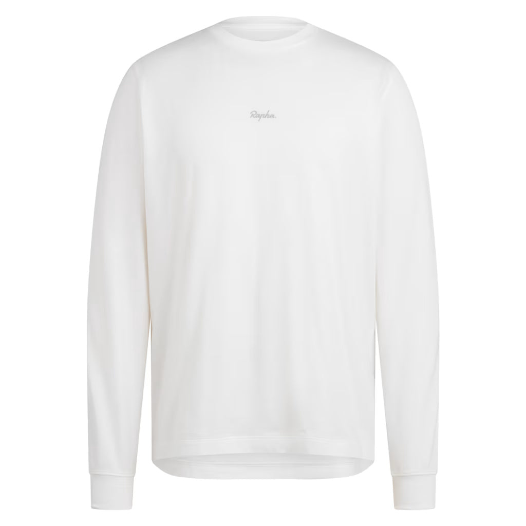 T-Shirt maniche lunghe Rapha Cotton - Bianco Rapha