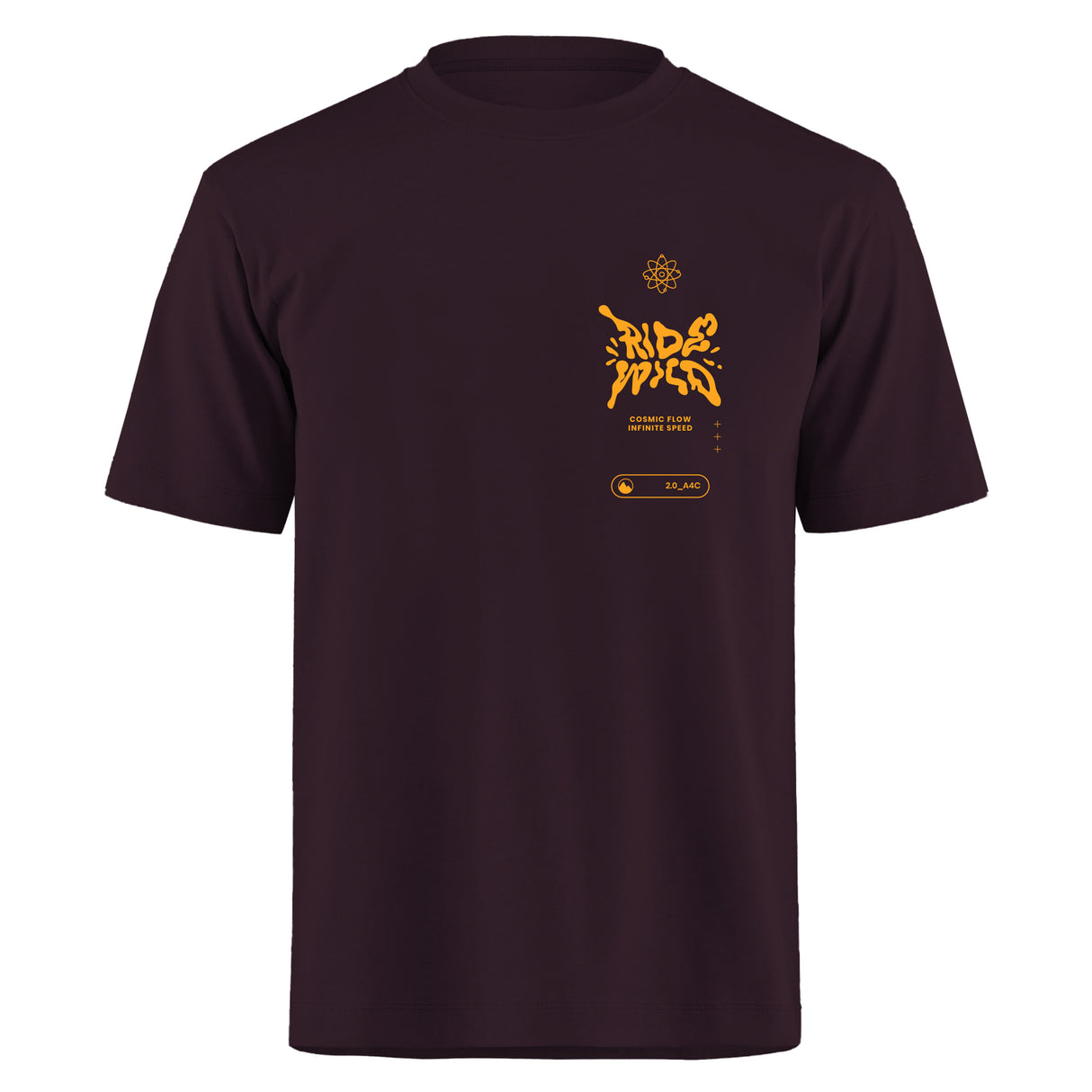 T-shirt Ride Wild - Viola All4cycling