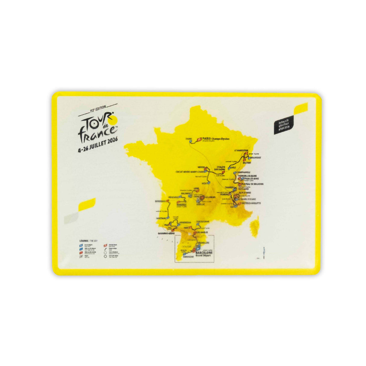 Aimant Tour de France Parcours 2026