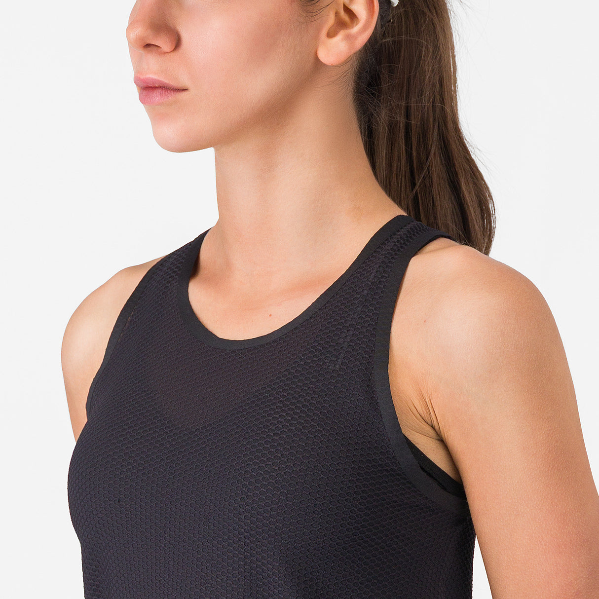 Castelli Comfort Travel Mesh frau top - Schwarz