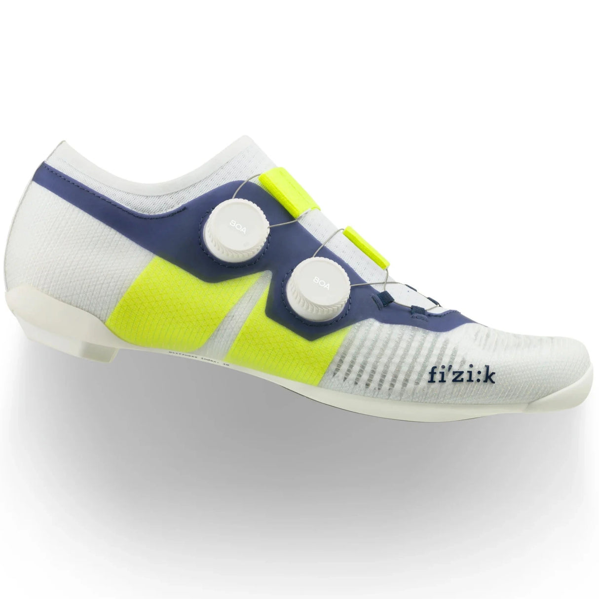Scarpe Fizik Vega Carbon - Bianco giallo