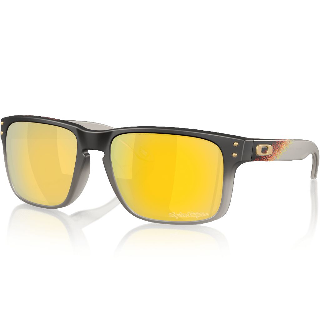 Occhiali Oakley Holbrook Troy Lee Design - Black Fade 24K Polarized - G