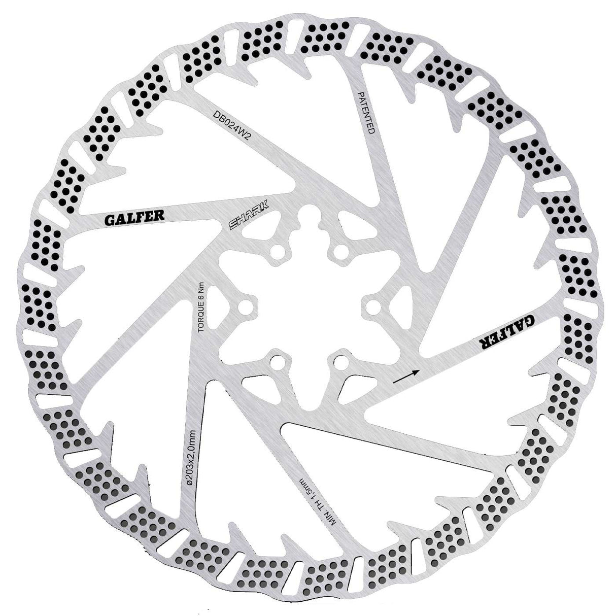 Disco Galfer Shark - 203 mm - E