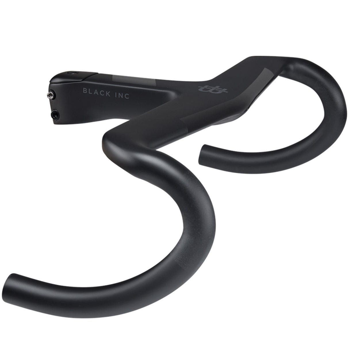 Manubrio integrato Black Inc Carbon 420mm Piega Aero - Nero - I