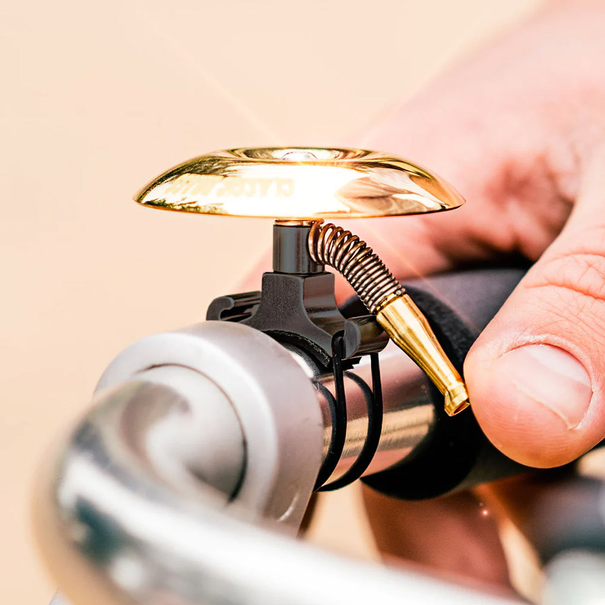 Campanello Lezyne Classic Shallow Brass Bell - Oro - Q