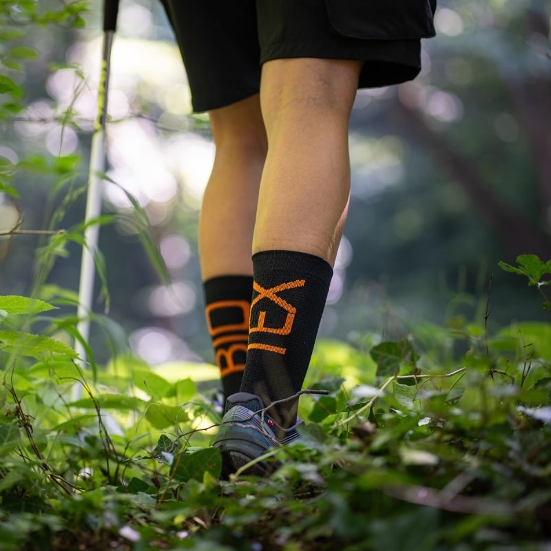 Calze Biotex 3D Fresh - Nero arancio - P