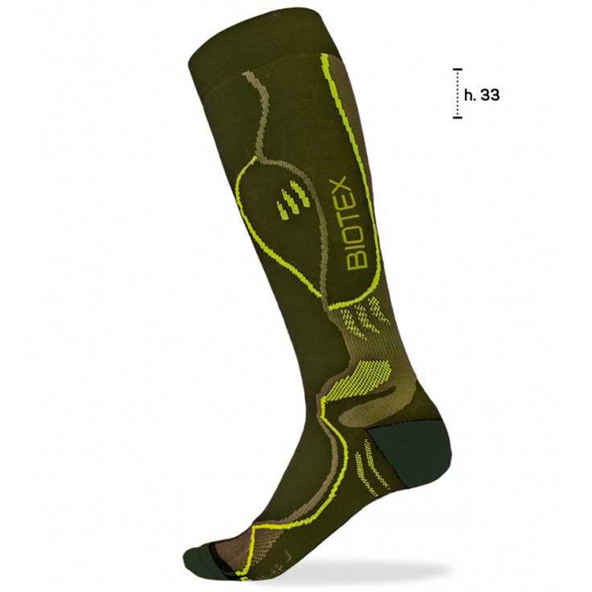 Calze Biotex Race Thermolite - Verde - B