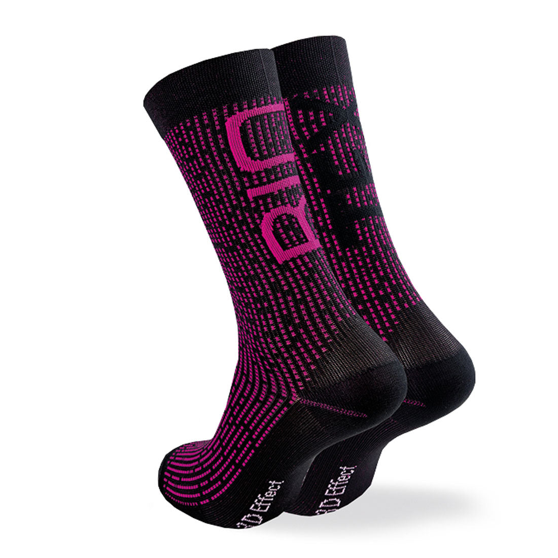 Calze Biotex 3D Fresh - Nero fucsia - P