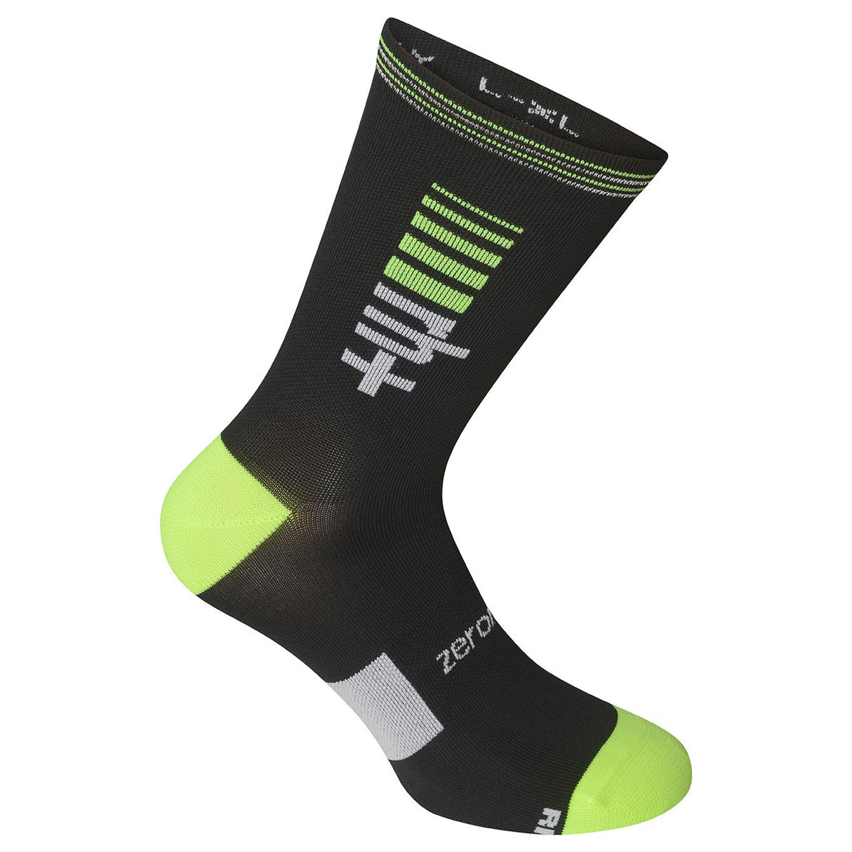 Calze Rh+ Logo 20 - Nero giallo - O