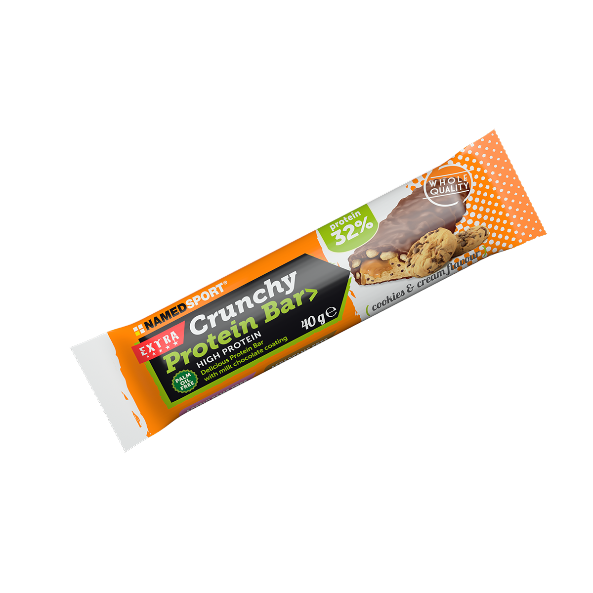Named Crunchy protein bar - Cookies and cream