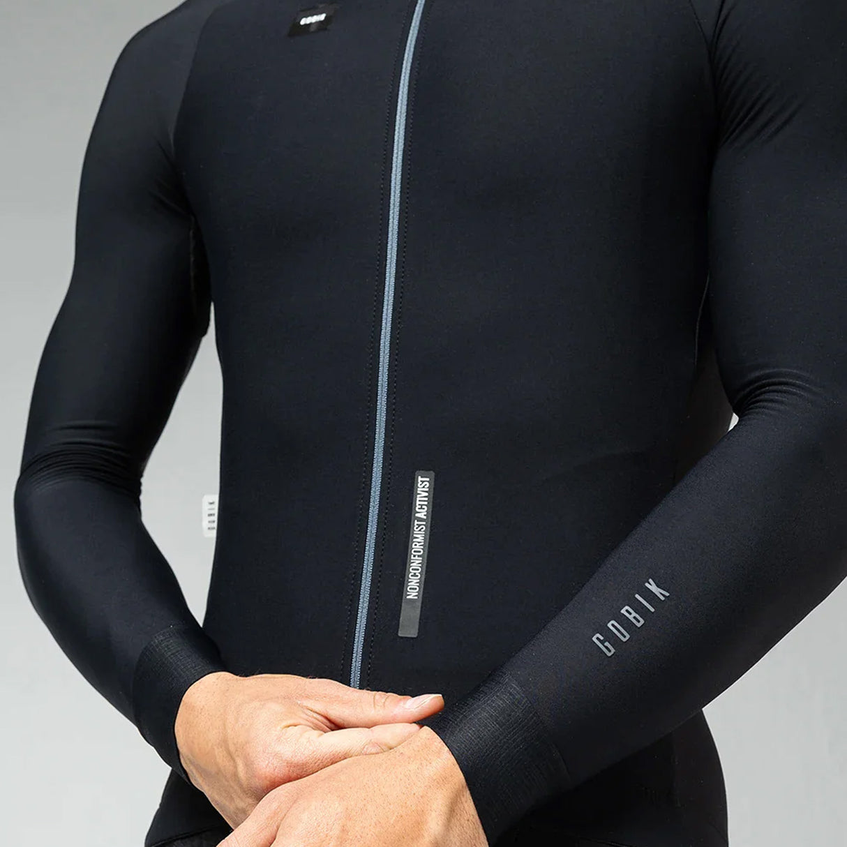 Maglia maniche lunghe Gobik Pacer Solid Jasper - Nero - N