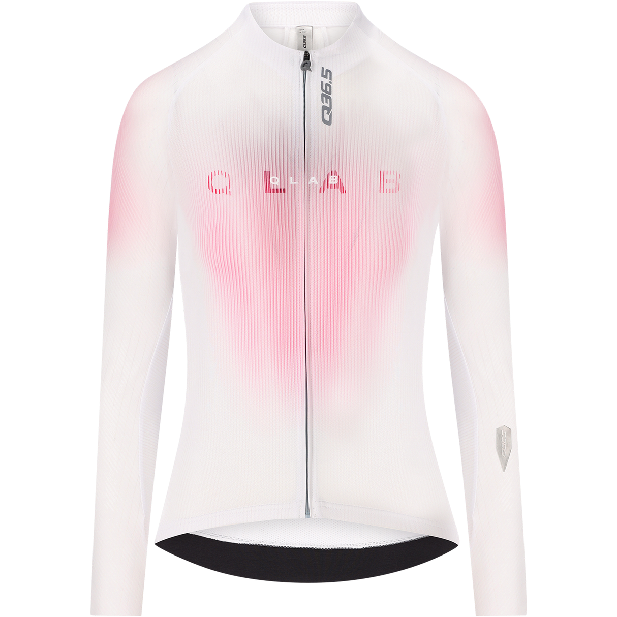 Jersey women’s long-sleeve Q36.5 Gregarius Hybrid Light QLAB - White pink