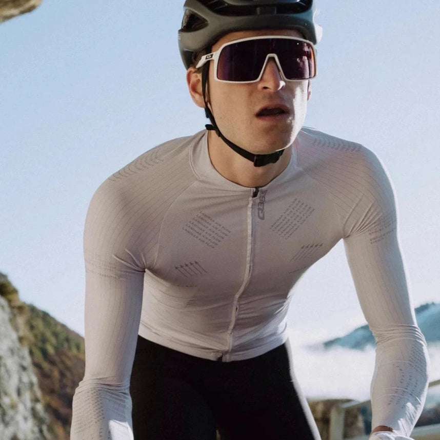 Maglia maniche lunghe Q36.5 Gregarius Hybrid Aeroflow - Grigio - A
