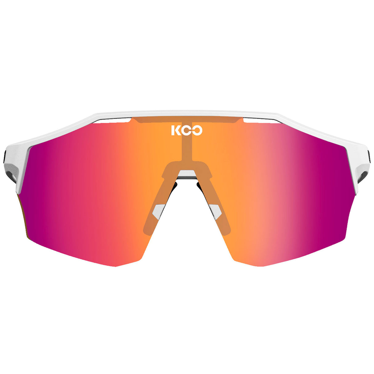Occhiali KOO Alibi Large - White Matt Fuchsia Photo - E