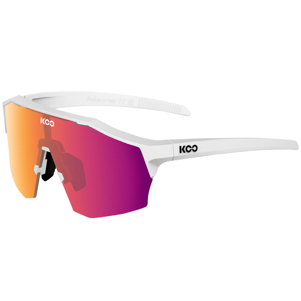 Occhiali KOO Alibi Large - White Matt Fuchsia Photo - C