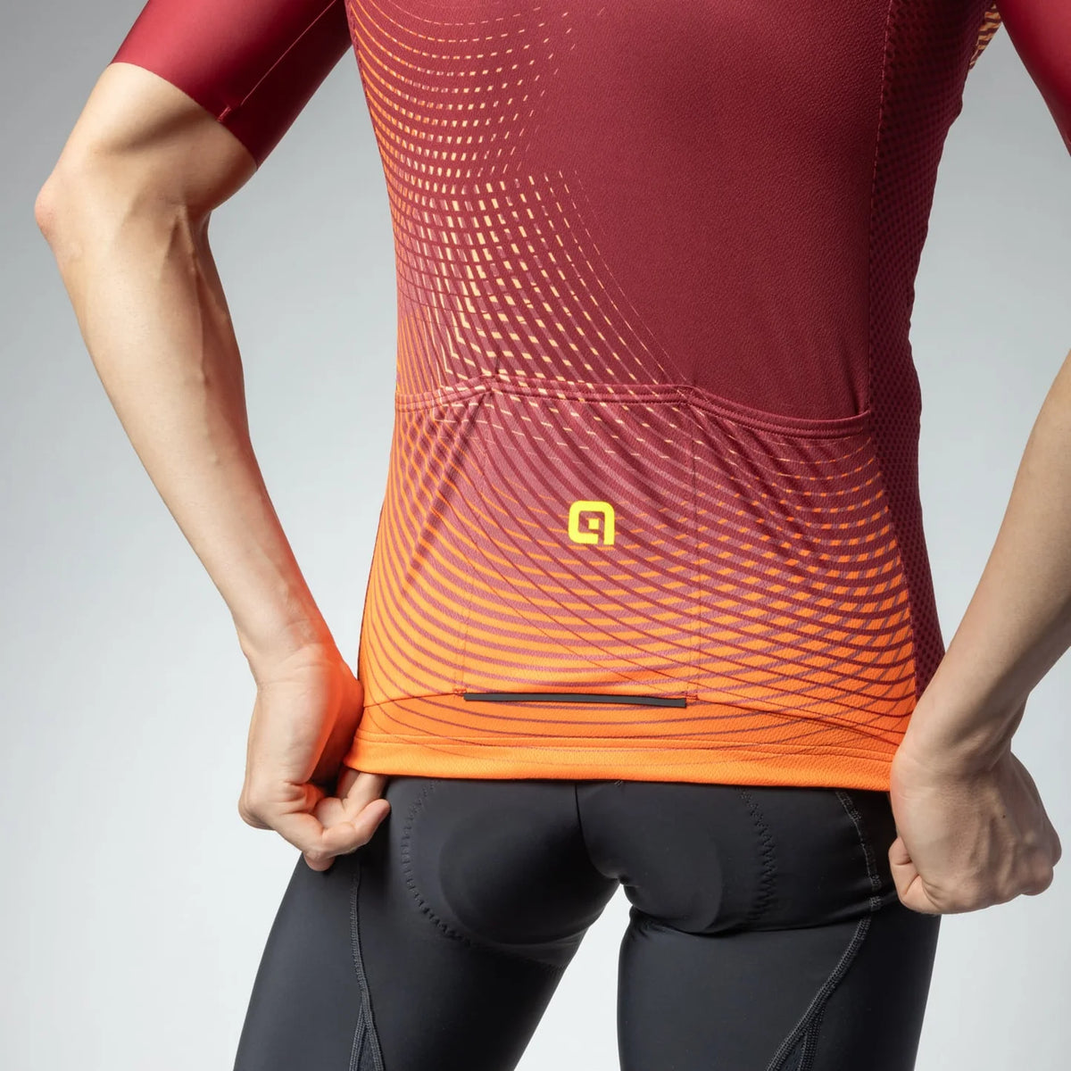 Maglia Ale Pragma Optical - Bordeaux - H