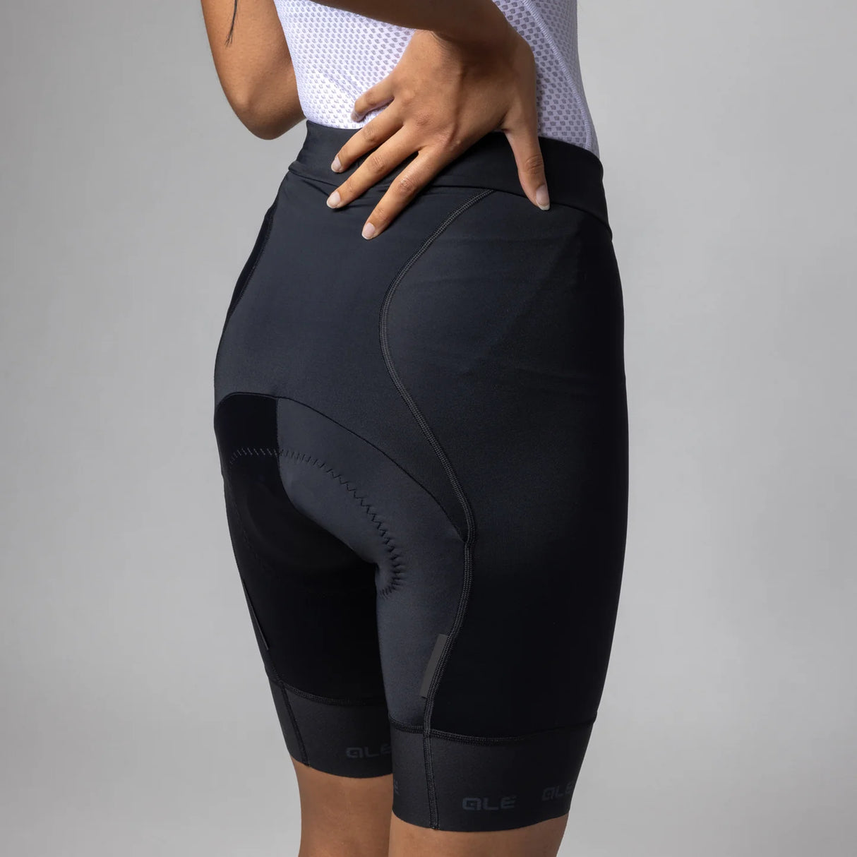 Pantalón corto mujer Ale PR-E Strada 2.0 - Negro - P