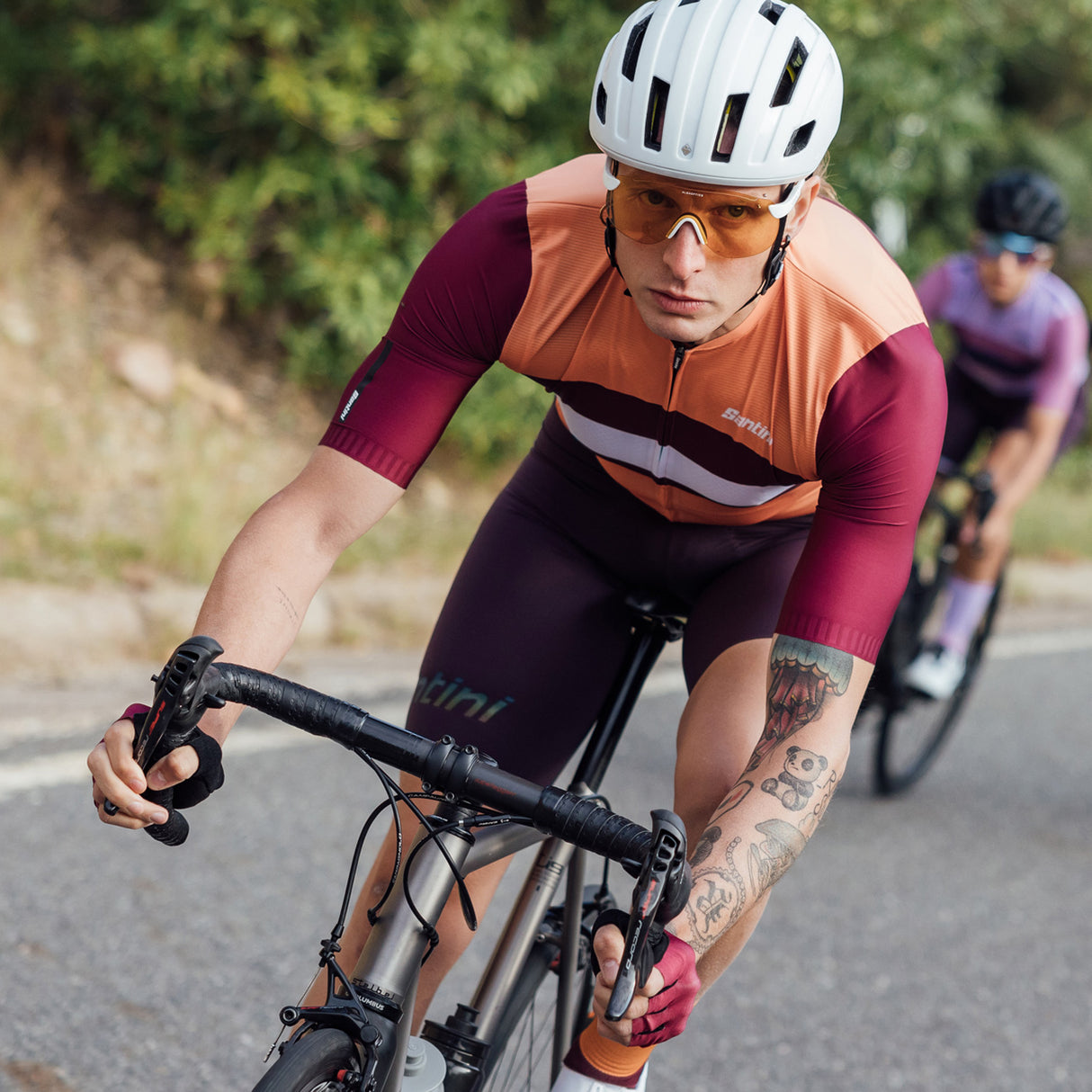 Maglia Santini Sleek Bengal - Arancio - L