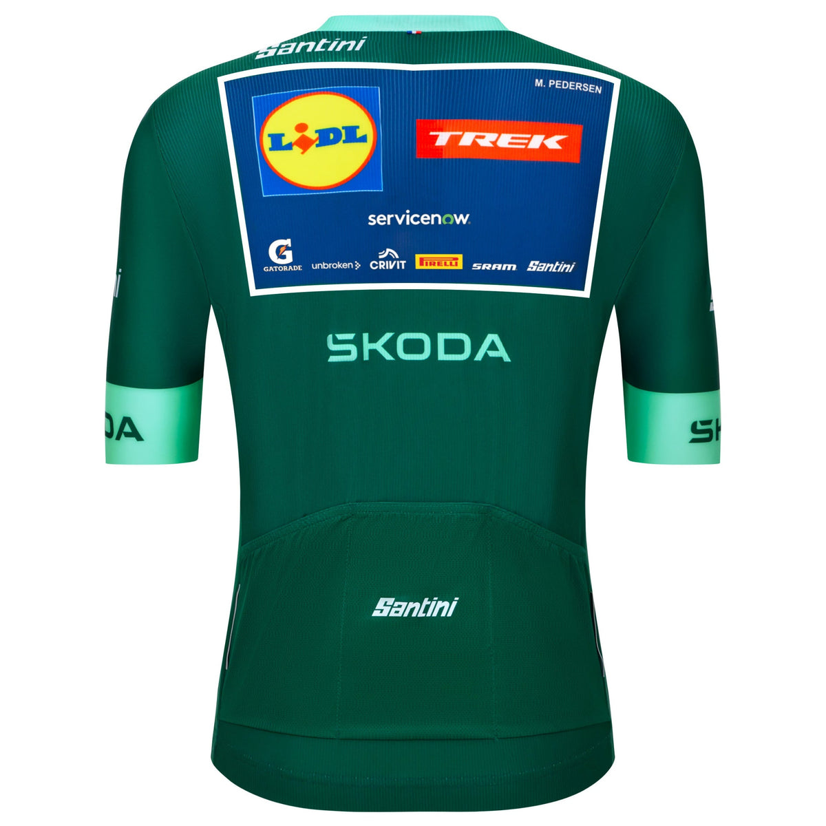 Jersey Green Santini Lidl Trek 2026 - Mads Pedersen