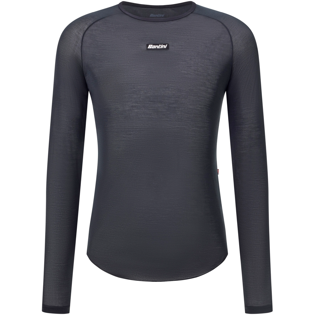 Langarm-Unterhemd Santini Dry - Schwarz