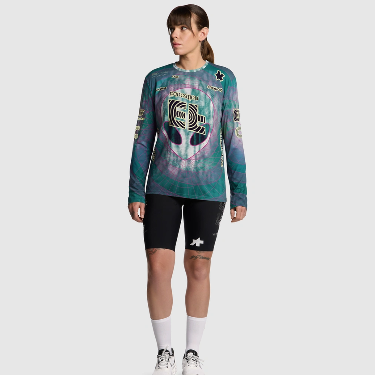 Maglia Assos maniche lunghe EF Education EasyPost 2026 Tactica S11 - Spooky Edition