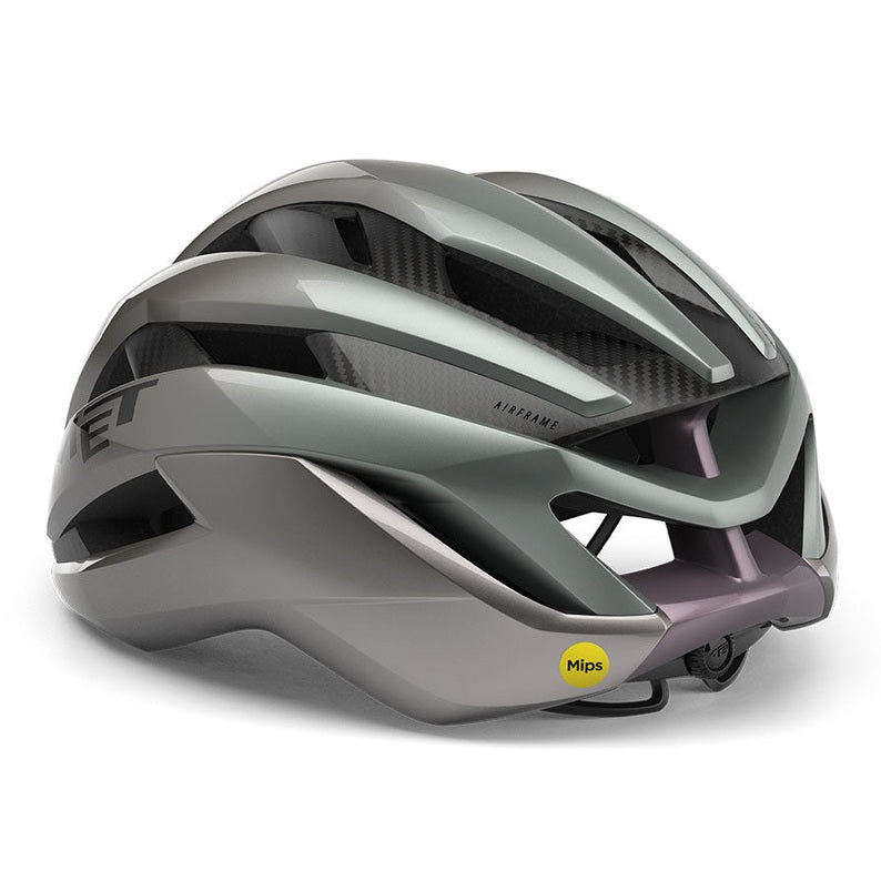 Casco Met Trenta 3K Carbon Mips - Grigio lucido