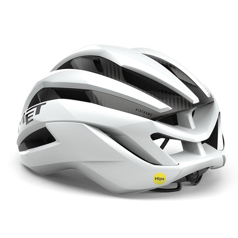 Casco Met Trenta 3K Carbon Mips - Bianco lucido