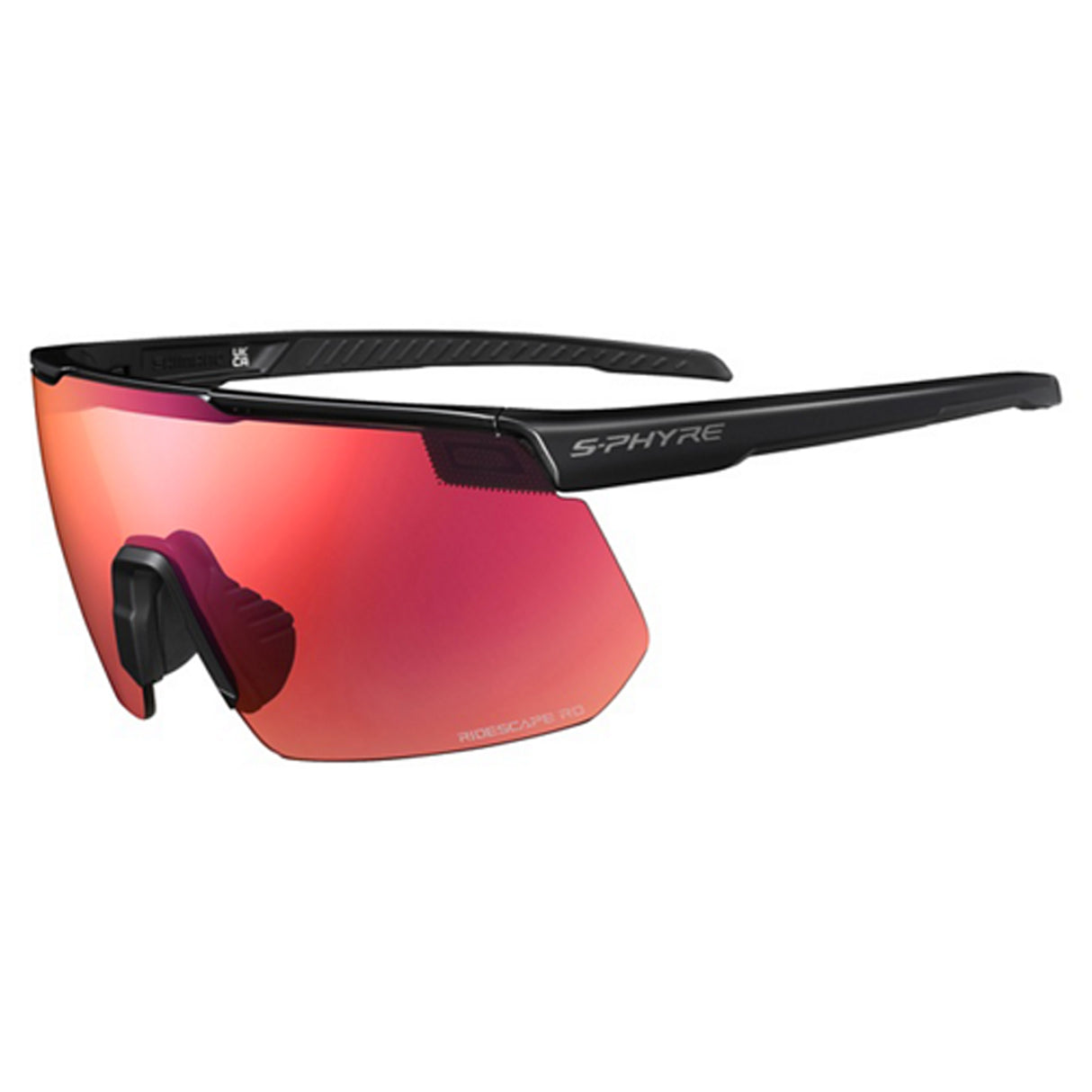 Occhiali Shimano S-Phyre CE-SPHR2-RD - Nero - Q