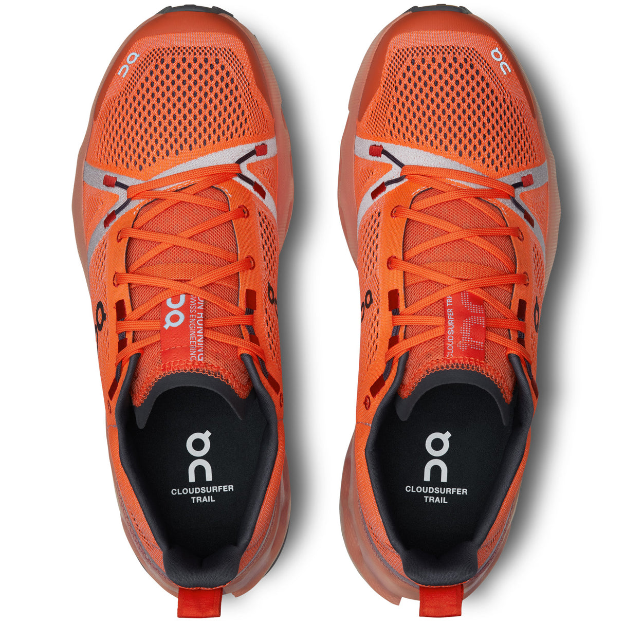 Scarpe On Cloudsurfer Trail - Arancione - H