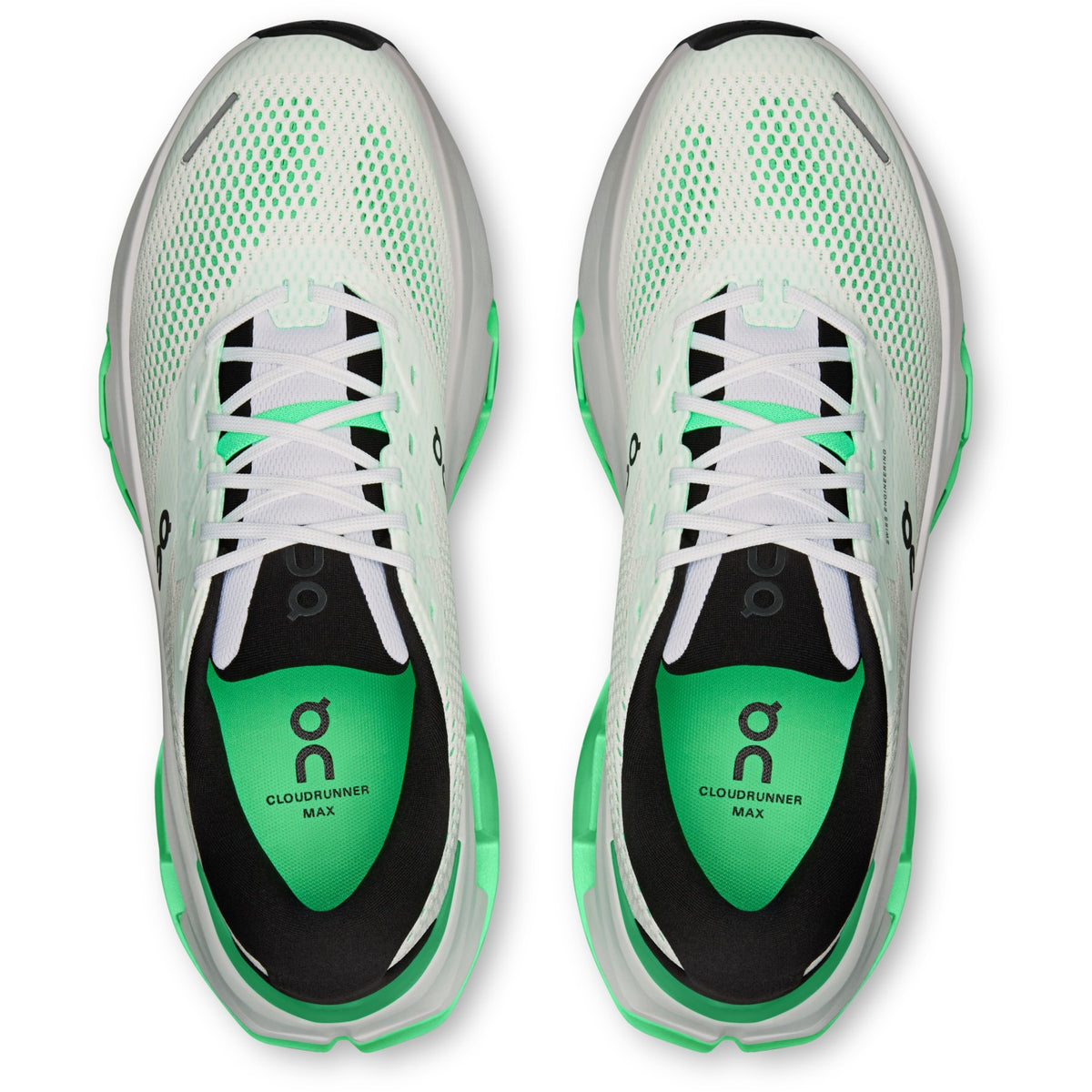 Zapatillas On Cloudrunner 3 Max - White Verdite