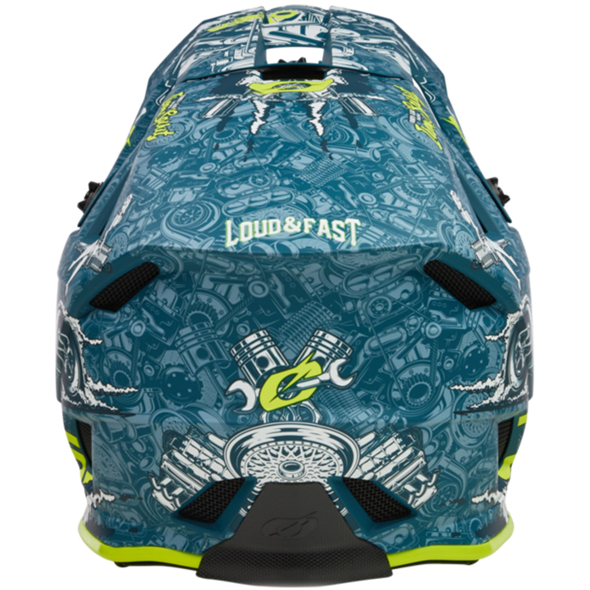Casco O'neal Blade Polyacrylite HR - Blu verde - E