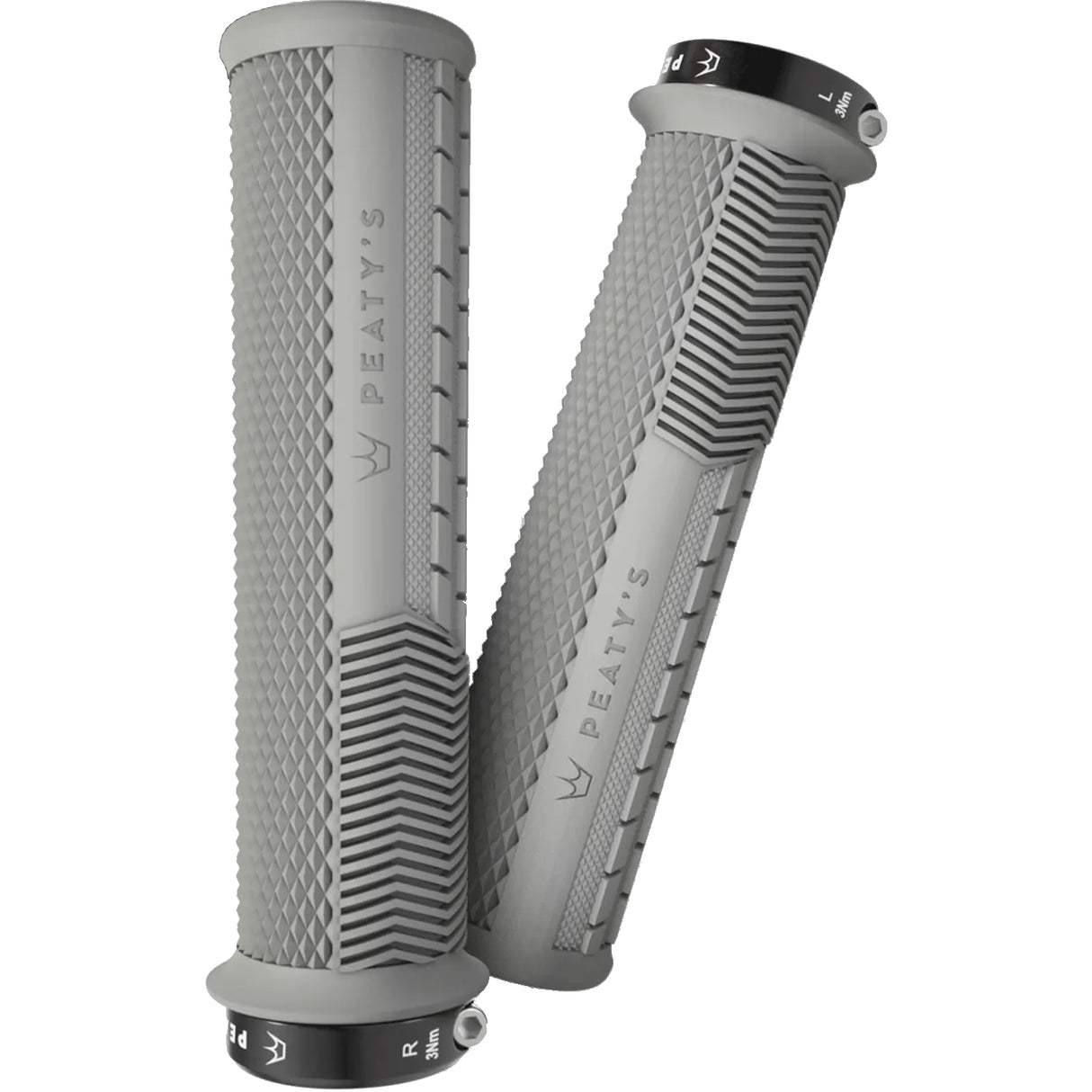 Peaty’s Manopole Monarch Knurl Thick - Grigio - Q