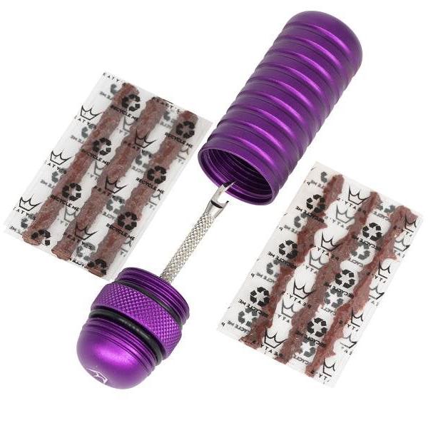 Kit riparazione tubeless per manubrio Peaty's Holeshot - Viola - O