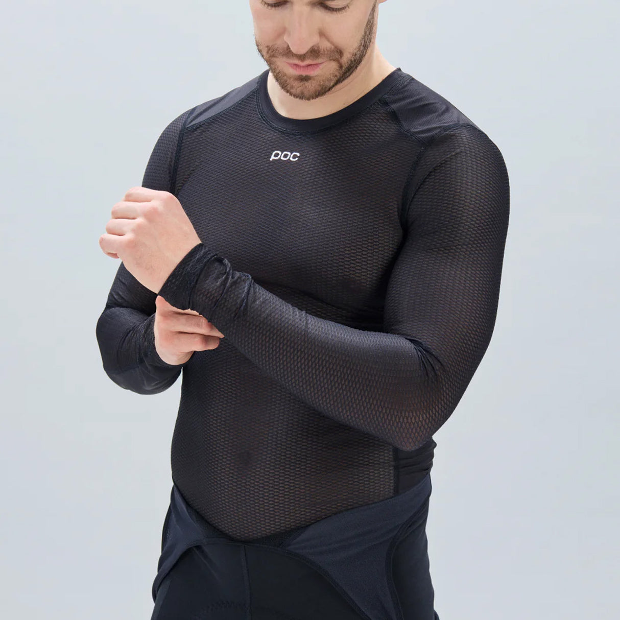 Maglia intima manica lunga Poc Essential Layer - Nero - F
