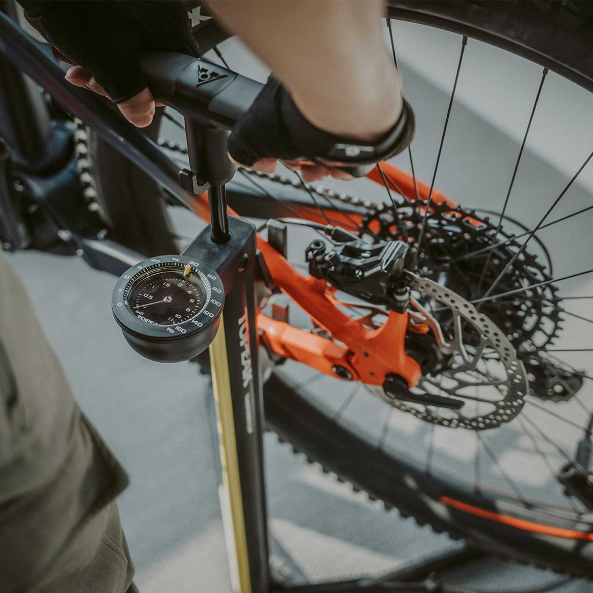 Cavalletto con pompa Topeak Transformer eUP - N