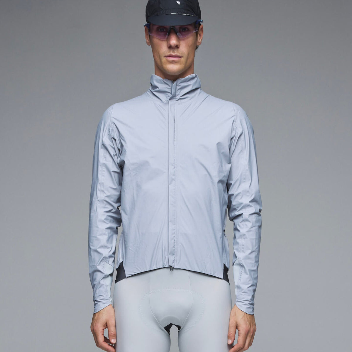 Mantellina Q36.5 Rain Shell Protection - Grigio Chiaro