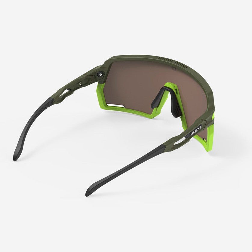 Occhiali Rudy Project Kelion - Olive Matte Multilaser Yellow - M