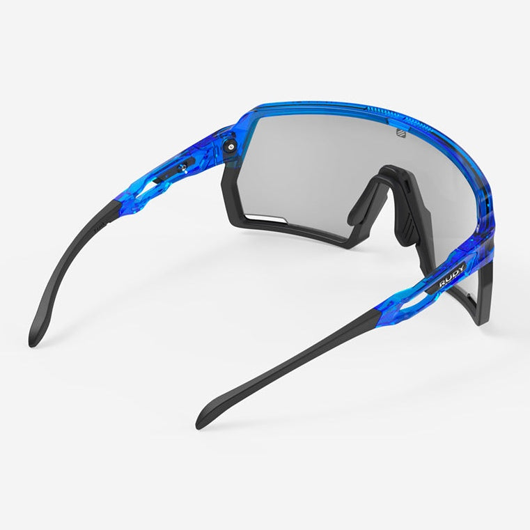 Occhiali Rudy Project Kelion - Crystal Blue ImpactX2 Laser Black - M