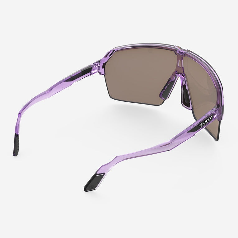 Occhiali Rudy Spinshield Air - Crystal Lilac Multilaser Gold - G