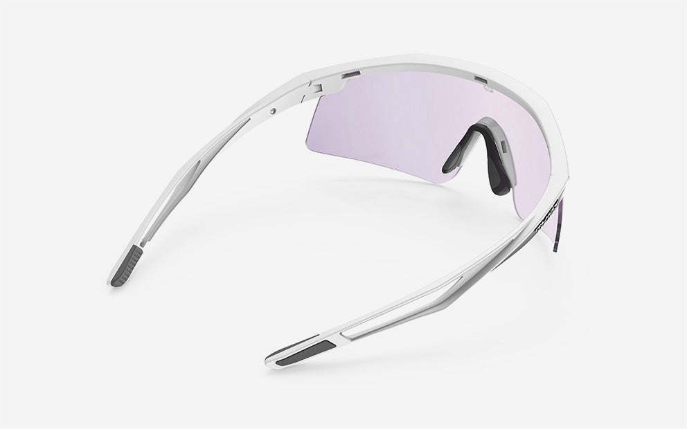 Occhiali Rudy Project Turbolence - White Matte Ash ImpactX2 Laser Purple - E