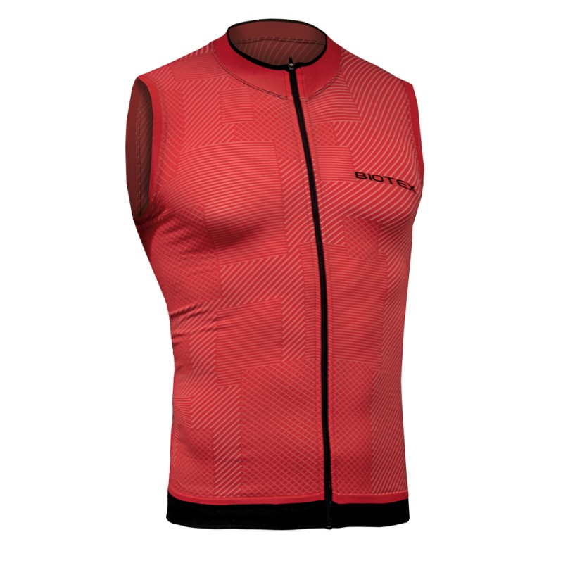 Maglia senza maniche Biotex Soffio - Rosso nero - F