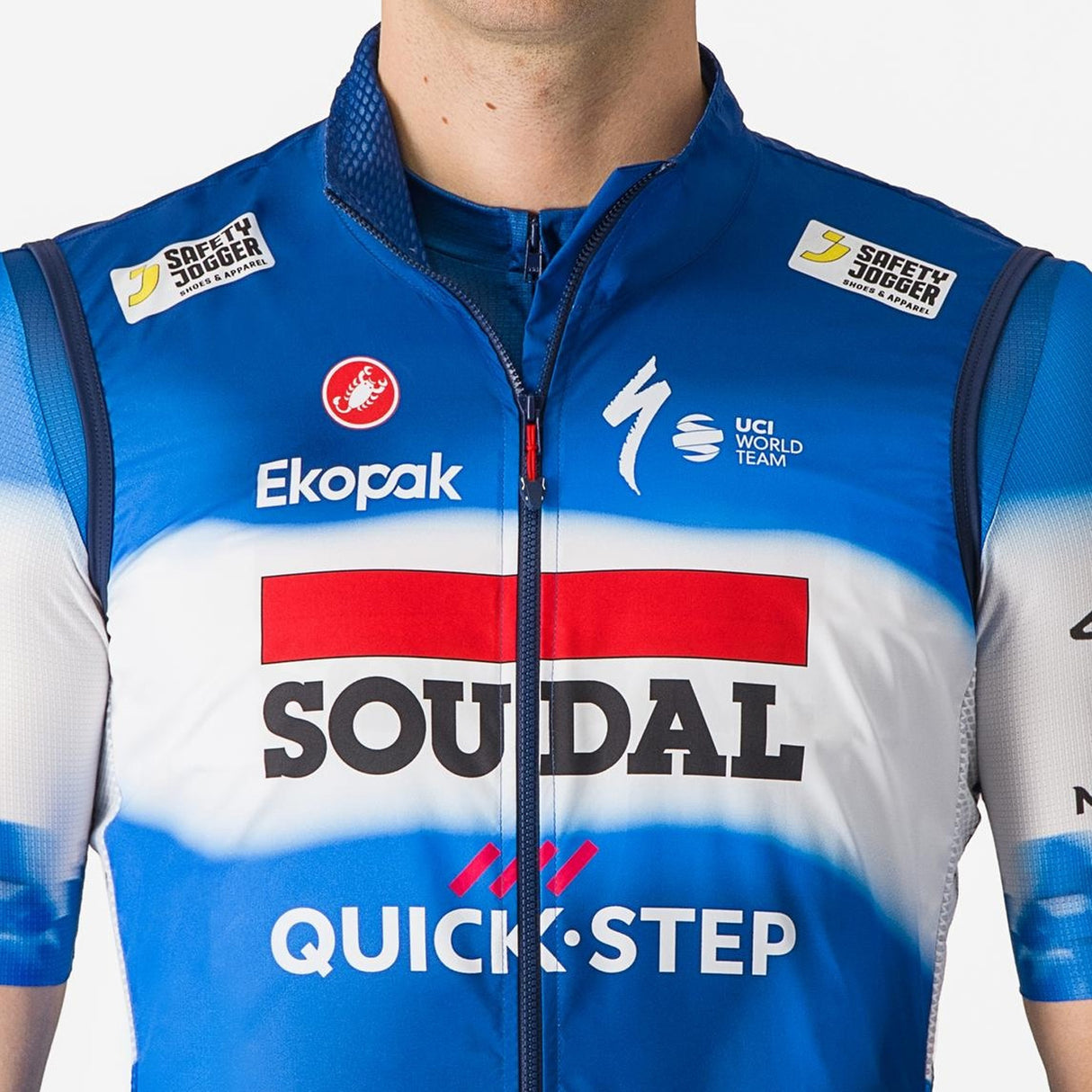 Gilet Castelli Soudal Quick-Step 2024 Pro Light Wind - H