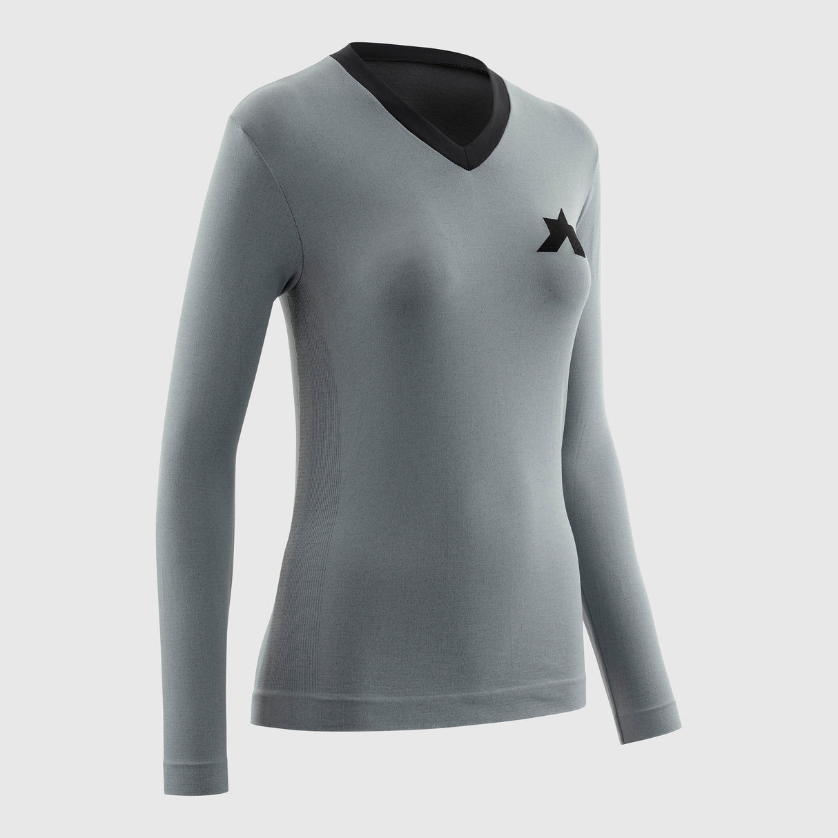 Maglia donna Assos maniche lunghe Tactica Tech T5 - Grigio - F